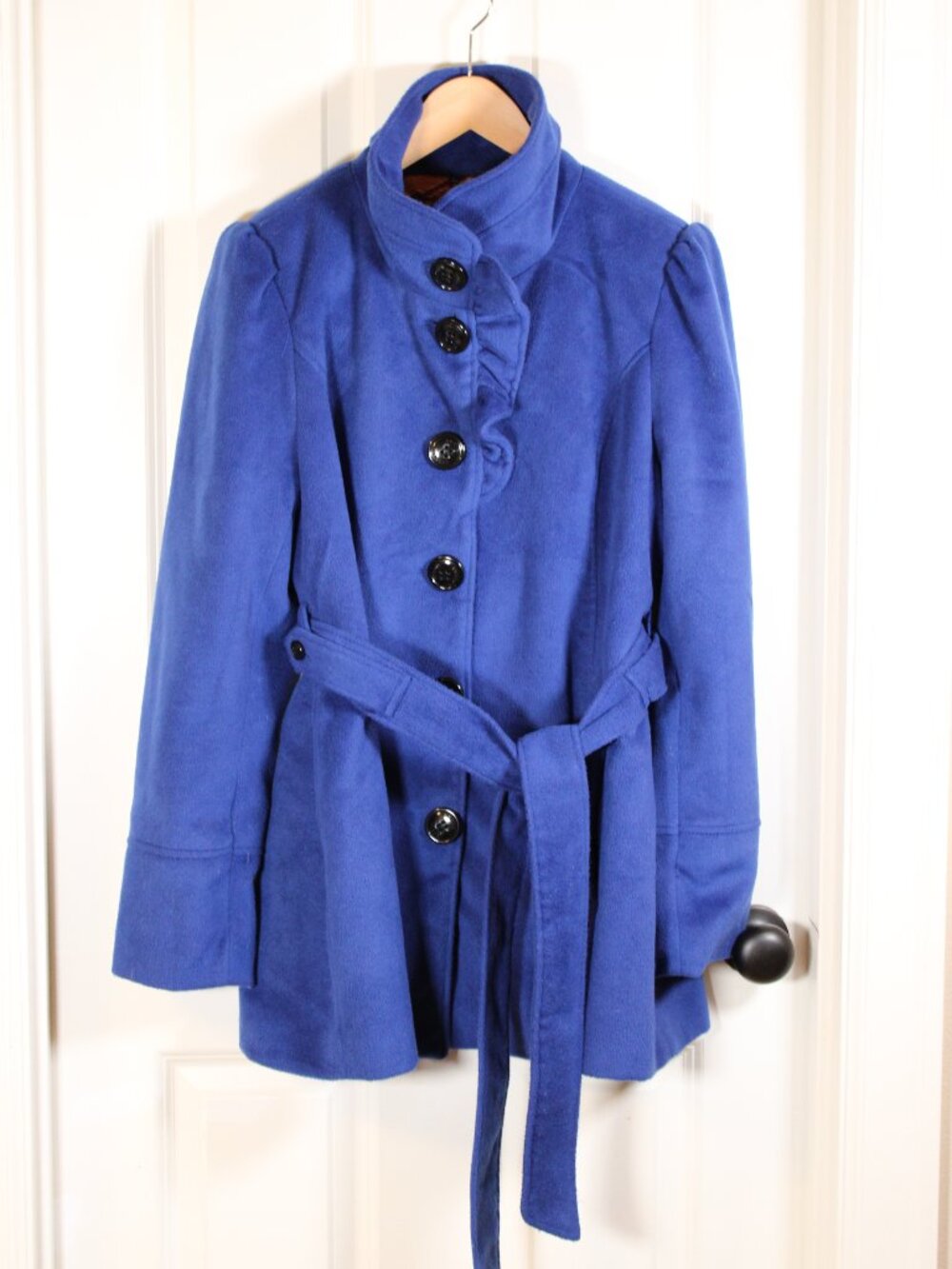 Steve Madden Y2K Blue blue Peacoat jacket size L